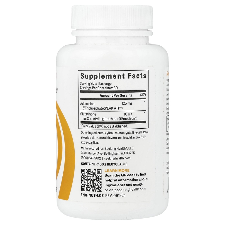 Seeking Health, Energy Nutrients, 30 пастилок