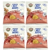 Earth's Best, органический Melty Hoops, кукурузный снек, для детей от 8 месяцев, клубника и манго, 4 порционных упаковки по 9 г (0,32 унции)