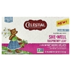 Celestial Seasonings, She-Well, травяной чай, листья малины, без кофеина, 16 чайных пакетиков, 21 г (0,75 унции)