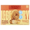 Legendary Foods, протеиновые пончики, корица и крамбл, 12 упаковок по 63 г (2,2 унции)