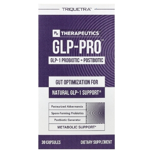 Triquetra Health, PX Therapeutics™, GLP-Pro™ GLP-1, пробиотики и постбиотики, 30 капсул