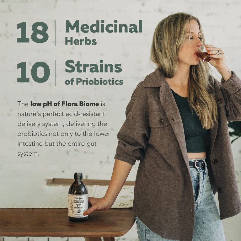 Triquetra Health, Flora Biome™, жидкая добавка с живыми пробиотиками, 473 мл (16 жидк. унций)