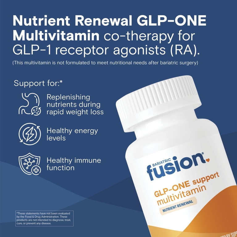 Bariatric Fusion, GLP-One Support, мультивитамины для поддержки, 30 капсул