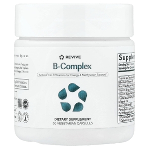Revive, комплекс витаминов группы B, 60 вегетарианских капсул