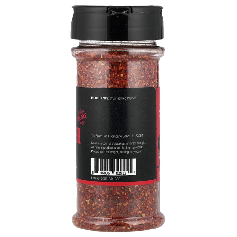 The Spice Lab, красный перец двойного измельчения в хлопьях, 87 г (3,1 унции) (Товар снят с продажи) 