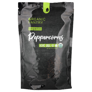 The Spice Lab, Organic Pantry, органический перец горошком, цельный, 453 г (16 унций)