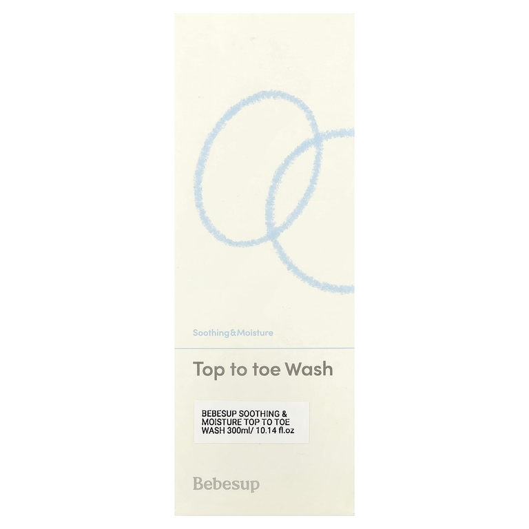 Bebesup, Top Toe, гель для душа, для детей, 300 мл (10,14 жидк. унции)