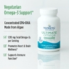 Nordic Naturals, Ultimate Omega®, растительные ЭПК и ДГК, со вкусом лимона, 60 капсул (605 мг в 1 капсуле)