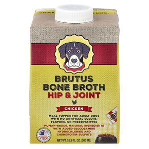 Brutus Bone Broth, добавка для бедер и суставов, для взрослых собак, курица, 500 мл (16,9 жидк. унции)