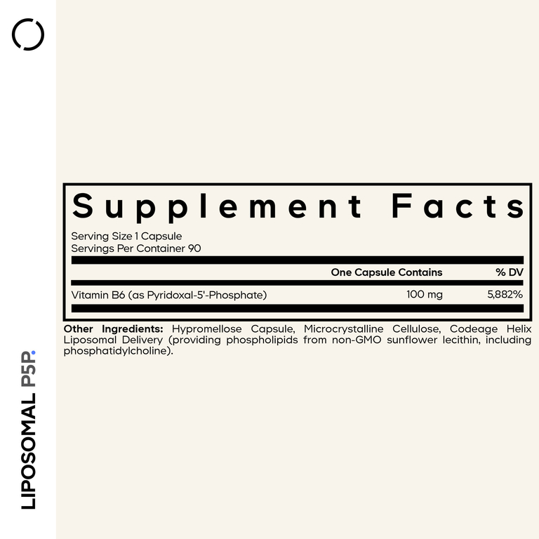 Codeage, Liposomal P5P, 90 растительных капсул