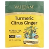 Vahdam Teas, Infusions, травяной чай, куркума и имбирь, без кофеина, 18 пакетиков для заваривания, 32,4 г (1,14 унции)