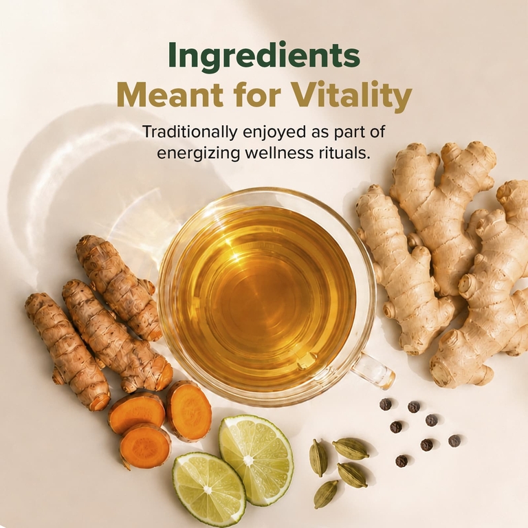 Vahdam Teas, Infusions, травяной чай, куркума и имбирь, без кофеина, 18 пакетиков для заваривания, 32,4 г (1,14 унции)