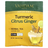 Vahdam Teas, Infusions, травяной чай, куркума и имбирь, без кофеина, 18 пакетиков для заваривания, 32,4 г (1,14 унции)