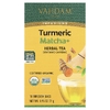 Vahdam Teas, Infusions, травяной чай, куркума и матча, 18 пакетиков для заваривания, 27 г (0,95 унции)