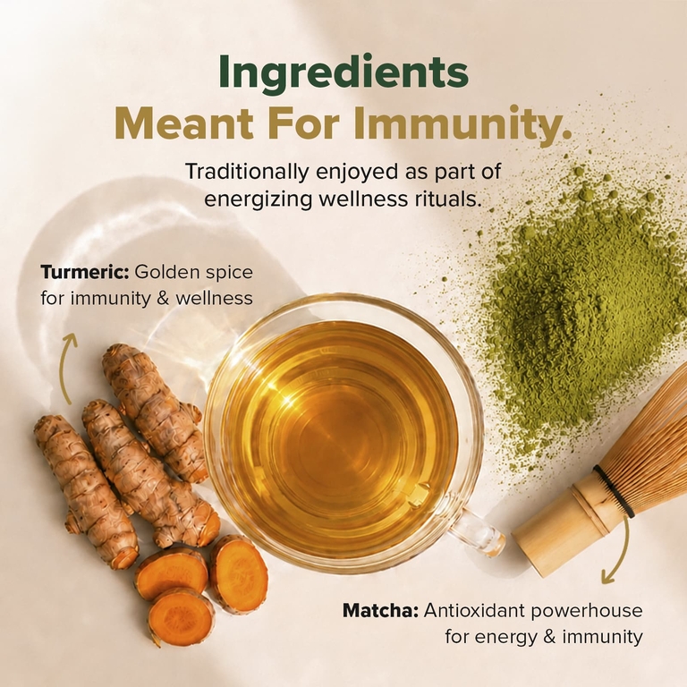 Vahdam Teas, Infusions, травяной чай, куркума и матча, 18 пакетиков для заваривания, 27 г (0,95 унции)