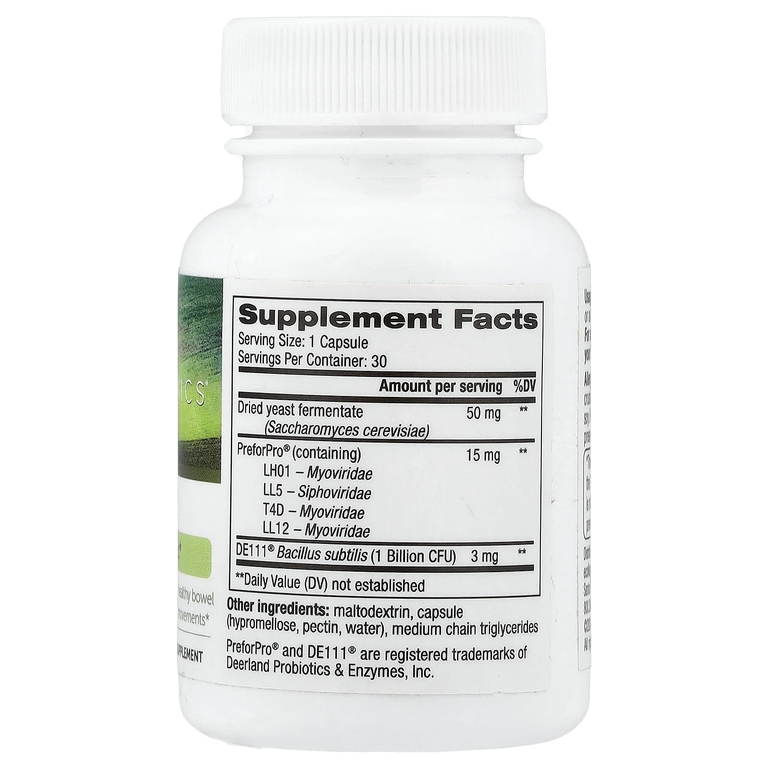 Econugenics, PowerBiotic, 30 вегетарианских капсул