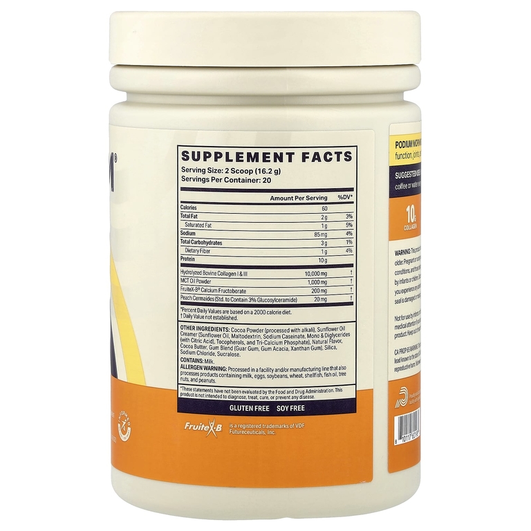 Podium Nutrition, утренний коллаген, со вкусом мокко, 324 г (11,43 унции)