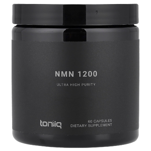 Toniiq, NMN 1200, 60 капсул (600 мг в 1 капсуле)