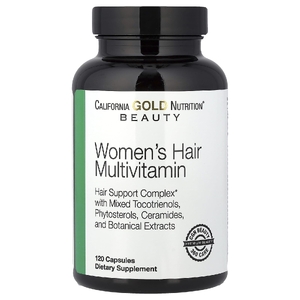 California Gold Nutrition, Beauty, женские мультивитамины для волос, 120 капсул
