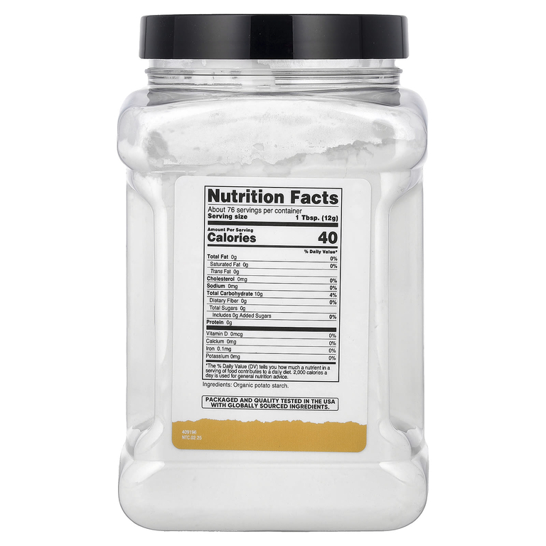 Nutricost, Pantry, органический картофельный крахмал, 907 г (32,4 унции)