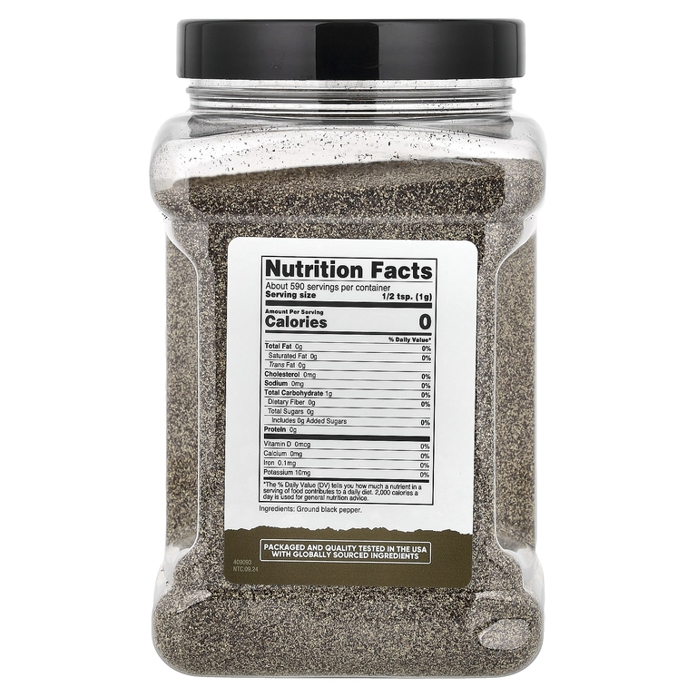 Nutricost, Pantry, крупный молотый черный перец, 590 г (21,1 унции)