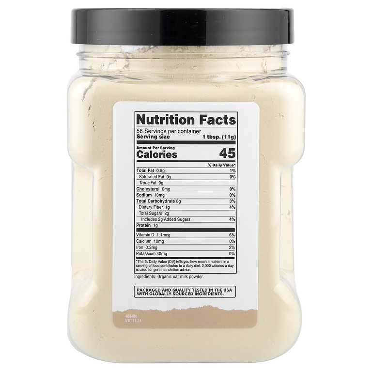 Nutricost, Pantry, органическое сухое овсяное молоко, 635 г (22,7 унции)