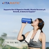 Vitamatic, молозиво с коллагеном в порошке, без добавок, 454 г (16 унций)