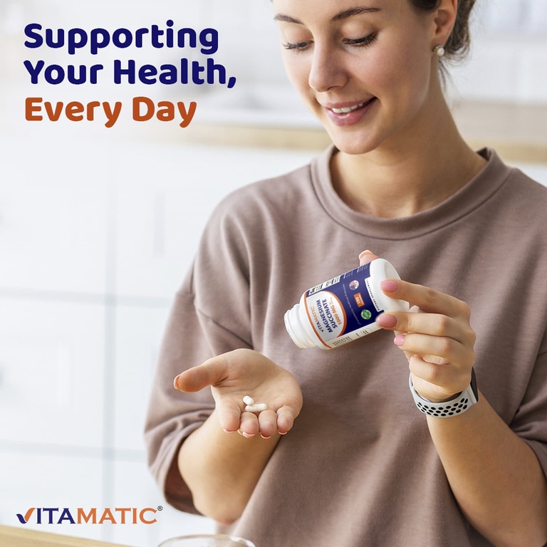 Vitamatic, сукцинат магния, 180 капсул (500 мг в 1 капсуле)