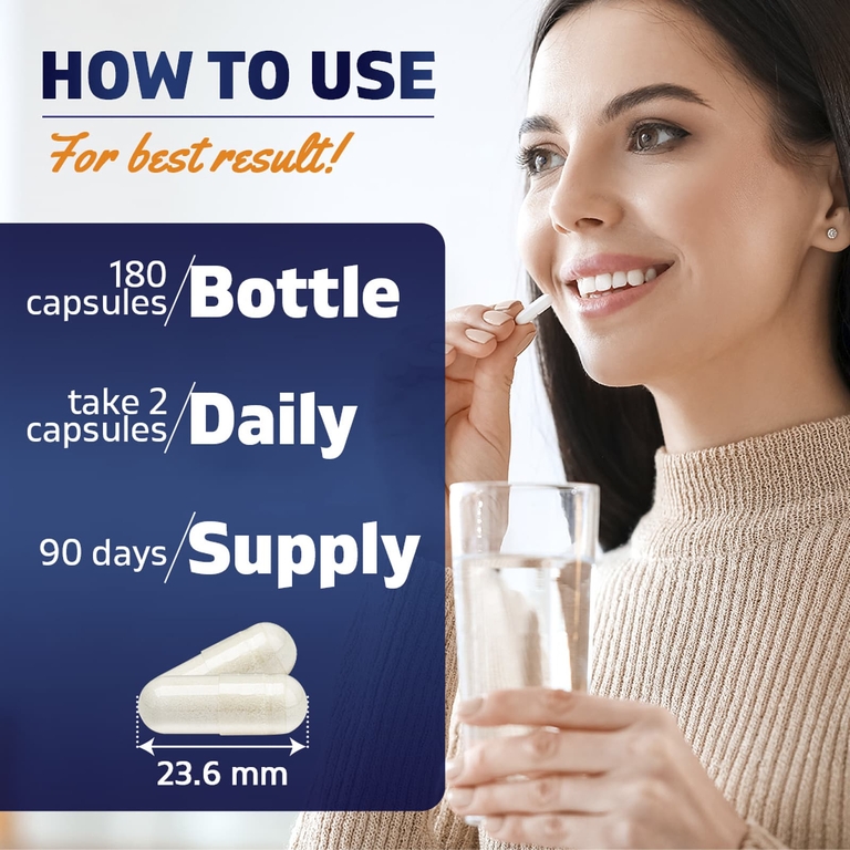 Vitamatic, сукцинат магния, 180 капсул (500 мг в 1 капсуле)