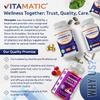 Vitamatic, бифидобактерии лактис (Bifidobacterium lactis), 60 капсул DRcaps® из гипромеллозы