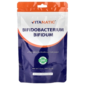 Vitamatic, бифидобактерии бифидум (Bifidobacterium bifidum), 100 г (3,5 унции)