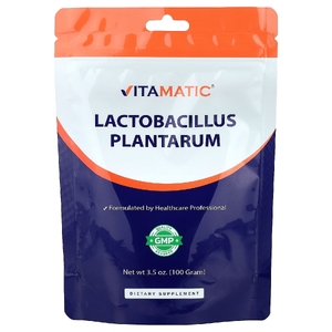 Vitamatic, лактобактерии плантарум (Lactobacillus plantarum), 100 г (3,5 унции)