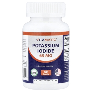 Vitamatic, йодид калия, 60 таблеток (32,5 мг в 1 таблетке)