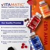 Vitamatic, тыквенные семечки, жевательные таблетки с сереноей, со вкусом натуральной малины, 60 жевательных таблеток