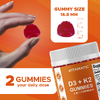 Vitamatic, D3 и K2, жевательные таблетки, со вкусом натуральной малины, 240 жевательных таблеток
