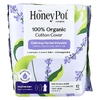 The Honey Pot Company, органический успокаивающий травяной настой, подушечки с крылышками, для ночного ухода, 12 штук