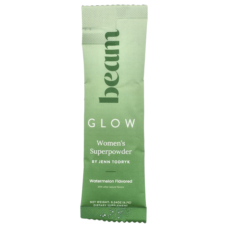 Beam, Glow, со вкусом арбуза, 15 стик-пакетов по 6,7 г (0,24 унции)