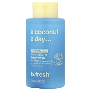 b.fresh, A Coconut A Day, увлажняющий гель для душа, прохладный кокос, 473 мл (16 жидк. унций)