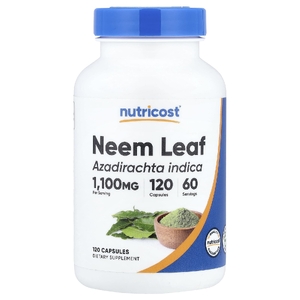 Nutricost, лист нима, 120 капсул