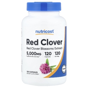Nutricost, красный клевер, 120 капсул (200 мг в 1 капсуле)