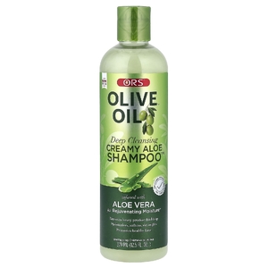 ORS, Olive Oil™, глубоко очищающий крем-шампунь с алоэ и алоэ, 370 мл (12,5 жидк. унции) (Товар снят с продажи) 