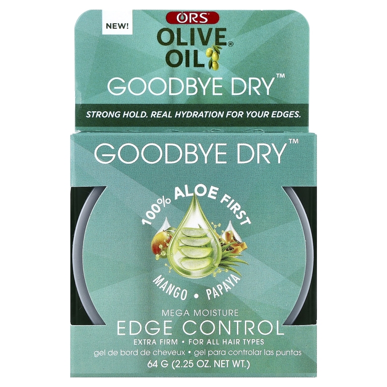 ORS, Olive Oil®, Goodbye Dry™, контроль краёв, повышенная упругость, для всех типов волос, 64 г (2,25 унции)