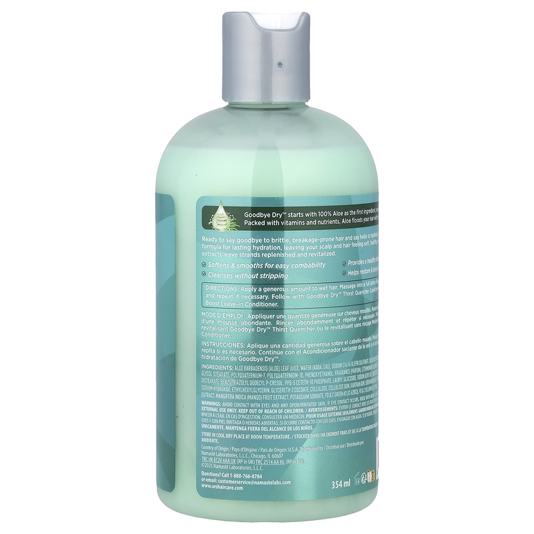 ORS, Olive Oil®, Goodbye Dry™, шампунь, утоляющий жажду, для всех типов волос, манго и папайя, 354 мл (12 жидк. унций)