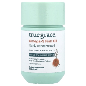 True Grace, рыбий жир с омега-3, 60 мягких таблеток (Товар снят с продажи) 