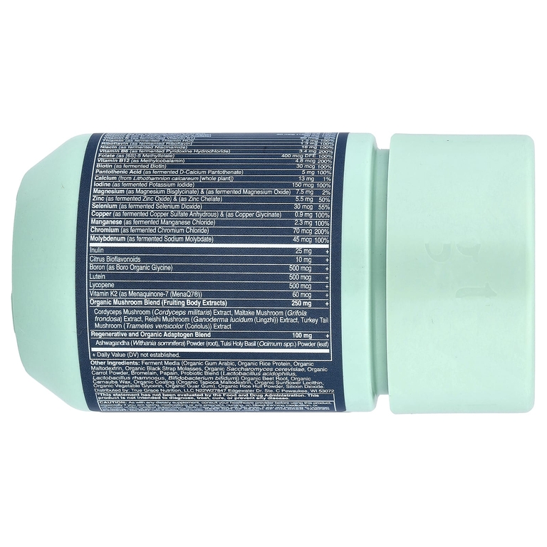 True Grace, One Daily Men's Multivitamin, мультивитамины для мужчин, 30 веганских таблеток (Товар снят с продажи) 