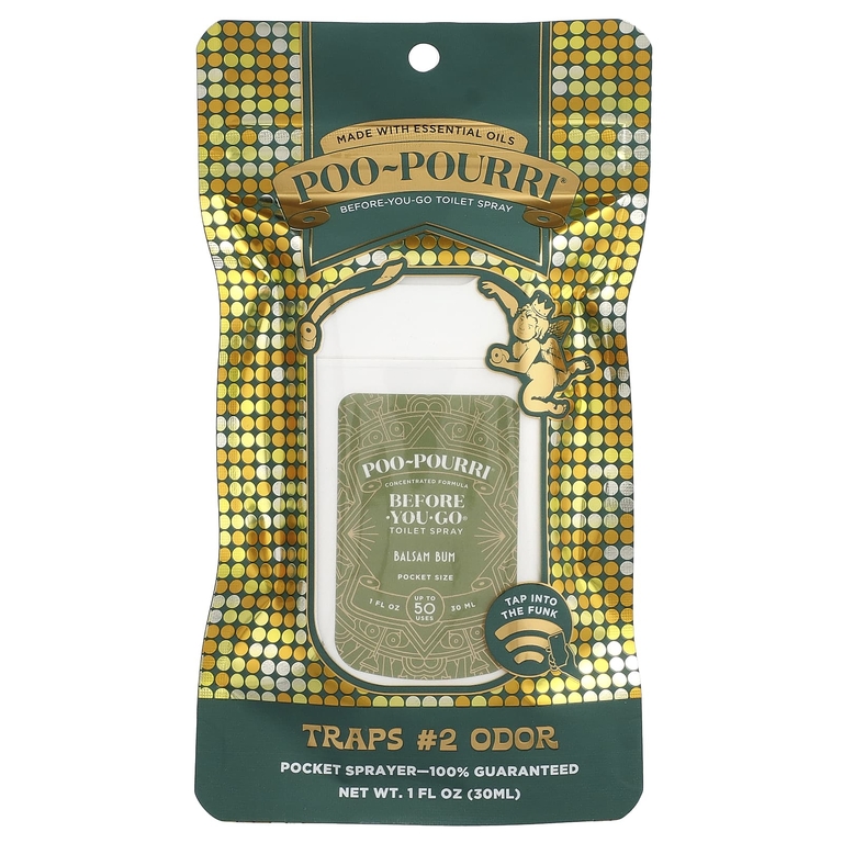 Poo-Pourri, спрей для туалета Before-You-Go®, Balsam Bum, 30 мл