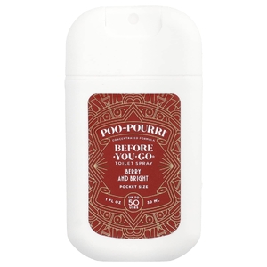 Poo-Pourri, спрей для туалета Before-You-Go®, компактный спрей, Berry and Bright, 30 мл (Товар снят с продажи) 
