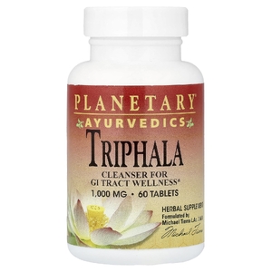 Planetary Herbals, Ayurvedics, трифала, 60 таблеток