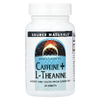 Source Naturals, кофеин + L-теанин, 60 таблеток