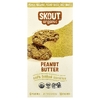 Skout Organic, мягкое печенье, с арахисовой пастой, 5 пакетиков, 2 шт. по 2 печенья (24 г)